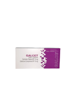 CETRIZINE (GALCET) 10MG TABS 10`S
